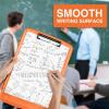 imageSooez Clipboards with Storage High Capacity Clip Boards 85x11 with Storage Heavy Duty Nursing Clipboard Folder Plastic Clipboard with Pen Holder for Women Teachers Work School ampamp Office SuppliesOrange