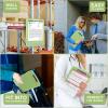imageSooez Clipboards with Storage High Capacity Clip Boards 85x11 with Storage Heavy Duty Nursing Clipboard Folder Plastic Clipboard with Pen Holder for Women Teachers Work School ampamp Office SuppliesSea Foam Green