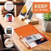 imageSooez Clipboards with Storage High Capacity Clip Boards 85x11 with Storage Heavy Duty Nursing Clipboard Folder Plastic Clipboard with Pen Holder for Women Teachers Work School ampamp Office SuppliesOrange