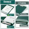 imageSooez Clipboards with Storage High Capacity Clip Boards 85x11 with Storage Heavy Duty Nursing Clipboard Folder Plastic Clipboard with Pen Holder for Women Teachers Work School ampamp Office SuppliesDark Green