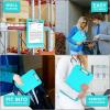 imageSooez Clipboards with Storage High Capacity Clip Boards 85x11 with Storage Heavy Duty Nursing Clipboard Folder Plastic Clipboard with Pen Holder for Women Teachers Work School ampamp Office SuppliesLight Blue