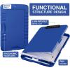 imageSooez Clipboards with Storage High Capacity Clip Boards 85x11 with Storage Heavy Duty Nursing Clipboard Folder Plastic Clipboard with Pen Holder for Women Teachers Work School ampamp Office SuppliesDark Blue With Black Clip