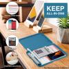 imageSooez Clipboards with Storage High Capacity Clip Boards 85x11 with Storage Heavy Duty Nursing Clipboard Folder Plastic Clipboard with Pen Holder for Women Teachers Work School ampamp Office SuppliesGrey Blue