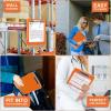 imageSooez Clipboards with Storage High Capacity Clip Boards 85x11 with Storage Heavy Duty Nursing Clipboard Folder Plastic Clipboard with Pen Holder for Women Teachers Work School ampamp Office SuppliesOrange