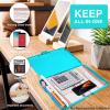 imageSooez Clipboards with Storage High Capacity Clip Boards 85x11 with Storage Heavy Duty Nursing Clipboard Folder Plastic Clipboard with Pen Holder for Women Teachers Work School ampamp Office SuppliesLight Blue
