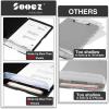 imageSooez Clipboards with Storage High Capacity Clip Boards 85x11 with Storage Heavy Duty Nursing Clipboard Folder Plastic Clipboard with Pen Holder for Women Teachers Work School ampamp Office SuppliesBlack Graphite Matte