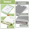 imageSooez Clipboards with Storage High Capacity Clip Boards 85x11 with Storage Heavy Duty Nursing Clipboard Folder Plastic Clipboard with Pen Holder for Women Teachers Work School ampamp Office SuppliesSea Foam Green
