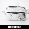 imageSooez Original High Capacity Pencil Case Big Pencil Bag Pouch Box Organizer Pen Case Portable Journaling Supplies with Easy Grip Handle ampamp Loop Aesthetic Supply for Girls Adults Mint GreenWhite