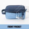imageSooez Original High Capacity Pencil Case Big Pencil Bag Pouch Box Organizer Pen Case Portable Journaling Supplies with Easy Grip Handle ampamp Loop Aesthetic Supply for Girls Adults Mint GreenBlue