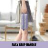 imageSooez Original High Capacity Pencil Case Big Pencil Bag Pouch Box Organizer Pen Case Portable Journaling Supplies with Easy Grip Handle ampamp Loop Aesthetic Supply for Girls Adults Mint GreenPurple