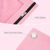 imageSooez Pencil Pouch for 3 Ring Binder 2 Pack Binder Pencil Pouch with Clear Window Pencil Bags with Zipper ampamp Reinforced Grommets Pencil Case for Binder Black ampamp BlackPink  Green