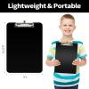 imageSooez Plastic Clipboard with Pen Holder 10 Thicker Clip Boards 85x11 with Low Profile Clip Cute Hanging Clipboard Standard Letter Size A4 for Women Kid Teacher Office ampamp School Supplies BlackLight Pink