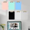 imageSooez Plastic Clipboard with Pen Holder 10 Thicker Clip Boards 85x11 with Low Profile Clip Cute Hanging Clipboard Standard Letter Size A4 for Women Kid Teacher Office ampamp School Supplies BlackLight Pink