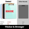 imageSooez Plastic Clipboard with Pen Holder 10 Thicker Clip Boards 85x11 with Low Profile Clip Cute Hanging Clipboard Standard Letter Size A4 for Women Kid Teacher Office ampamp School Supplies BlackMint Green