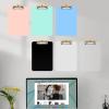 imageSooez Plastic Clipboard with Pen Holder 10 Thicker Clip Boards 85x11 with Low Profile Clip Cute Hanging Clipboard Standard Letter Size A4 for Women Kid Teacher Office ampamp School Supplies BlackColored