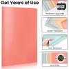 imageSooez Plastic Folders with Pockets and Prongs 6 Pack Pocket Folders with Prongs Heavy Duty 3 Prong 2Pocket Folders for Document Colored File Folder Back to School Supplies for KidsLight Retro