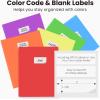 imageSooez Plastic Folders with Pockets and Prongs 6 Pack Pocket Folders with Prongs Heavy Duty 3 Prong 2Pocket Folders for Document Colored File Folder Back to School Supplies for KidsBright Colors