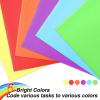 imageSooez Plastic Folders with Pockets and Prongs 6 Pack Pocket Folders with Prongs Heavy Duty 3 Prong 2Pocket Folders for Document Colored File Folder Back to School Supplies for KidsBright Colors