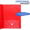 imageSooez Plastic Folders with Pockets and Prongs 6 Pack Pocket Folders with Prongs Heavy Duty 3 Prong 2Pocket Folders for Document Colored File Folder Back to School Supplies for KidsBright Colors