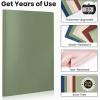 imageSooez Plastic Folders with Pockets and Prongs 6 Pack Pocket Folders with Prongs Heavy Duty 3 Prong 2Pocket Folders for Document Colored File Folder Back to School Supplies for KidsRetro Colors