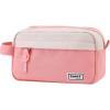 imageSooez Original High Capacity Pencil Case Big Pencil Bag Pouch Box Organizer Pen Case Portable Journaling Supplies with Easy Grip Handle ampamp Loop Aesthetic Supply for Girls Adults Mint GreenCanvas Pink