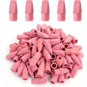 image120 Pack Erasers for Kids Sooez Pencil Top Erasers Eraser Caps Cap Toppers Small Cute Drawing Erasers Classroom Must Have for Teacher ampamp Student Back to School SuppliesPink