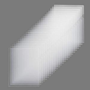 imageSooez 25 Pack Clear Document Folder Project Pockets Clear Plastic Folders Letter Size Plastic Document Folders Paper Poly Jacket Sleeves Folders Copy 5 Assorted ColorsClear