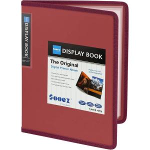 imageSooez 30Pocket Binder with Plastic Sleeves 85x11 Black Heavy Duty Art Portfolio Folder with Clear Sheet Protectors Display 60 Pages Presentation Book for Artwork Document Organizer BinderRuby