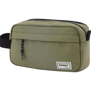 imageSooez Original High Capacity Pencil Case Big Pencil Bag Pouch Box Organizer Pen Case Portable Journaling Supplies with Easy Grip Handle ampamp Loop Aesthetic Supply for Girls Adults Mint GreenCanvas Army Green