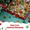 image100PCS 1 Inch Jingle Bells Christmas Metal Bells Craft for Christmas Festival Party Wedding Decorations DIY Project Large Jingle Bells Bulk Silver