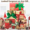 image120Pcs Foil Christmas Gift Tags Stickers for Presents 12 Jumbo Designs Sooez Self Adhesive to and from Labels Xmas Peel and Stick Gift Name Tags Festival Holiday Christmas Wrapping AccessoriesKraft Paper