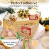 image120Pcs Foil Christmas Gift Tags Stickers for Presents 12 Jumbo Designs Sooez Self Adhesive to and from Labels Xmas Peel and Stick Gift Name Tags Festival Holiday Christmas Wrapping AccessoriesKraft Paper