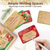 image120Pcs Foil Christmas Gift Tags Stickers for Presents 12 Jumbo Designs Sooez Self Adhesive to and from Labels Xmas Peel and Stick Gift Name Tags Festival Holiday Christmas Wrapping AccessoriesKraft Paper