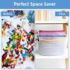 imageSooez 24 Pack Mesh Zipper Pouch Bags with Label Pocket A6 9147 in Small Pencil Case Pouch for Organizing Clear Plastic Pencil Pouches Bulk for School Supplies Storage Money Envelopes for CashB4