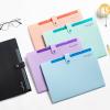 imageSooez Accordion File Organizer Letter Size Expanding File Folder with Labels 5 Pocket Folders for Documents Portable Paper Bill Receipt Organizer for Home School Office Supplies BlackNavy Blue