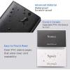 imageSooez Leather Professional Business Card Book Holder Organizer 240 Capacity Credit Card Booklet PU Name Cards Holder Storage File for Men Women BlackBlack