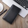 imageSooez Leather Professional Business Card Book Holder Organizer 240 Capacity Credit Card Booklet PU Name Cards Holder Storage File for Men Women BlackBlue