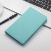 imageSooez Leather Professional Business Card Book Holder Organizer 240 Capacity Credit Card Booklet PU Name Cards Holder Storage File for Men Women BlackMint Green