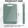 imageSooez Original Clipboard with 2 Storage ampamp Pen Holder Heavy Duty Clip Boards 85x11 with Dual Storage Clearview Dry Erase Coach Clipboard with Real Hinge High Capacity School ampamp Office SuppliesGreen