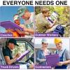 imageSooez Original Clipboard with 2 Storage ampamp Pen Holder Heavy Duty Clip Boards 85x11 with Dual Storage Clearview Dry Erase Coach Clipboard with Real Hinge High Capacity School ampamp Office SuppliesPurple