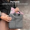 imageSooez Premium PU Leather Padfolio Clipboard with Notepad Letter Size BlackBlack
