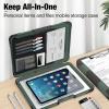 imageSooez Toughest Clipboard with Storage Internal Pen Pouch Included Letter A4 Size Shockproof Heavy Duty Plastic Clip Boards 85x11 High Capacity Clipboards Box Case for Contractor Trucker DriverGreen