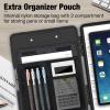 imageSooez Toughest Clipboard with Storage Internal Pen Pouch Included Letter A4 Size Shockproof Heavy Duty Plastic Clip Boards 85x11 High Capacity Clipboards Box Case for Contractor Trucker DriverLight Purple