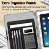 imageSooez Toughest Clipboard with Storage Internal Pen Pouch Included Letter A4 Size Shockproof Heavy Duty Plastic Clip Boards 85x11 High Capacity Clipboards Box Case for Contractor Trucker DriverGrey  Black Corner