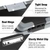 imageSooez Toughest Clipboard with Storage Internal Pen Pouch Included Letter A4 Size Shockproof Heavy Duty Plastic Clip Boards 85x11 High Capacity Clipboards Box Case for Contractor Trucker DriverBlack  Gray Corner