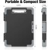 imageSooez Toughest Clipboard with Storage Internal Pen Pouch Included Letter A4 Size Shockproof Heavy Duty Plastic Clip Boards 85x11 High Capacity Clipboards Box Case for Contractor Trucker DriverDark Purple