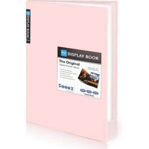 imageSooez Art Portfolios 11quotx17quot Large Portfolio Folder with 30 Pockets ampamp Black Inner Sheets Display 60 Pages 11 x 17 Presentation BookPink