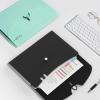 imageSooez 7 Pocket Expanding File Folder Premium Accordion File Organizer Letter Size Folders for Documents Sleek Filing Folders with Bungee Closure Portable Folders for School Office Supplies GreenGrey
