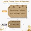 imageSooez 304PCS Larger 2quot x 3quot to and from Christmas Labels Stickers 8 Design AllPurpose Thicker Brown Kraft to and from Gift Tag Stickers SelfAdhesive Holiday Present Name Sticker