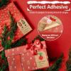 imageSooez Christmas Gift Tags Natural Kraft Gift Stickers for Christmas Presents Self Adhesive to and from Name Tags 120Pcs Xmas Present Labels for Holiday Wrapping Paper 8 Designs 2quot x 3quot GreenStyle1